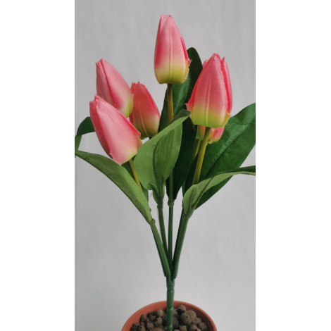 Tulipán svazek, 42 cm, 6 barev