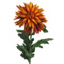 Chryzantéma oranžovo-hnědá 65 cm