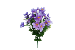 Cosmos Krásenka kytice fialová 50 cm