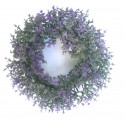 Věnec buxus fialovo-zelený Ø 16 cm