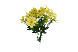Cosmos Krásenka kytice žlutá 50 cm