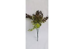 Zimostráz plastová větvička hnědo-zelená 34 cm