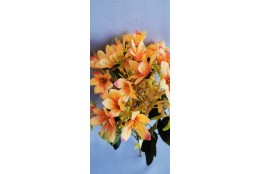 Drobné kvítky svazek oranžové 38 cm