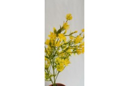 Tráva plast jetel žlutá 34 cm
