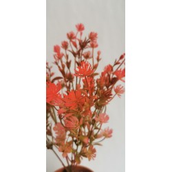 Tráva plast jetel červená 34 cm