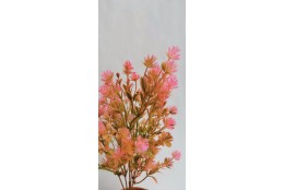 Tráva plast jetel růžová 34 cm
