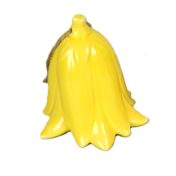 Závěsná keramická dekorace žlutá