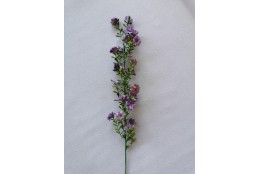 Větvička plast květy fialová 57 cm
