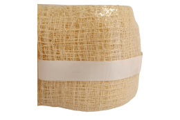 Stuha mřížka krémová 10 cm * 10 m