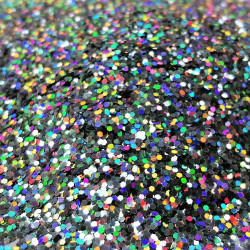 Glitr stříbrný laser jemný LA100