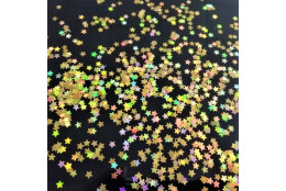 Flitry, hvězdičky zlatý mix 3mm Q02-LA200