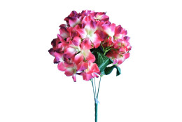 Hortenzie kytice fuchsiová 45 cm