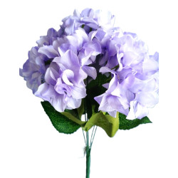 Hortenzie kytice lila 45 cm