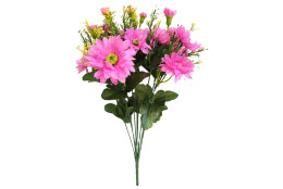 Gerbera kytice růžová 43 cm