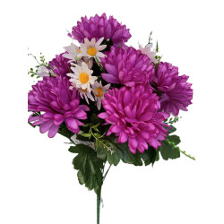 Chryzantéma kytice fialová 49 cm