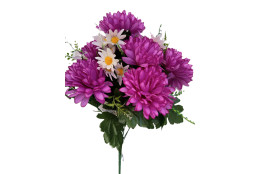 Chryzantéma kytice fialová 49 cm