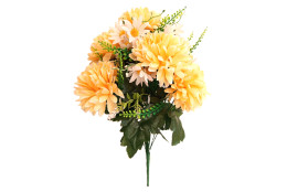 Chryzantéma kytice broskvová 49 cm