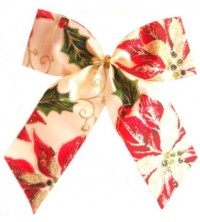 Mašle vánoční sada12 ks 6*9 cm