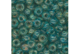 Rokajl 4mm tyrkysový s dekorem 183S