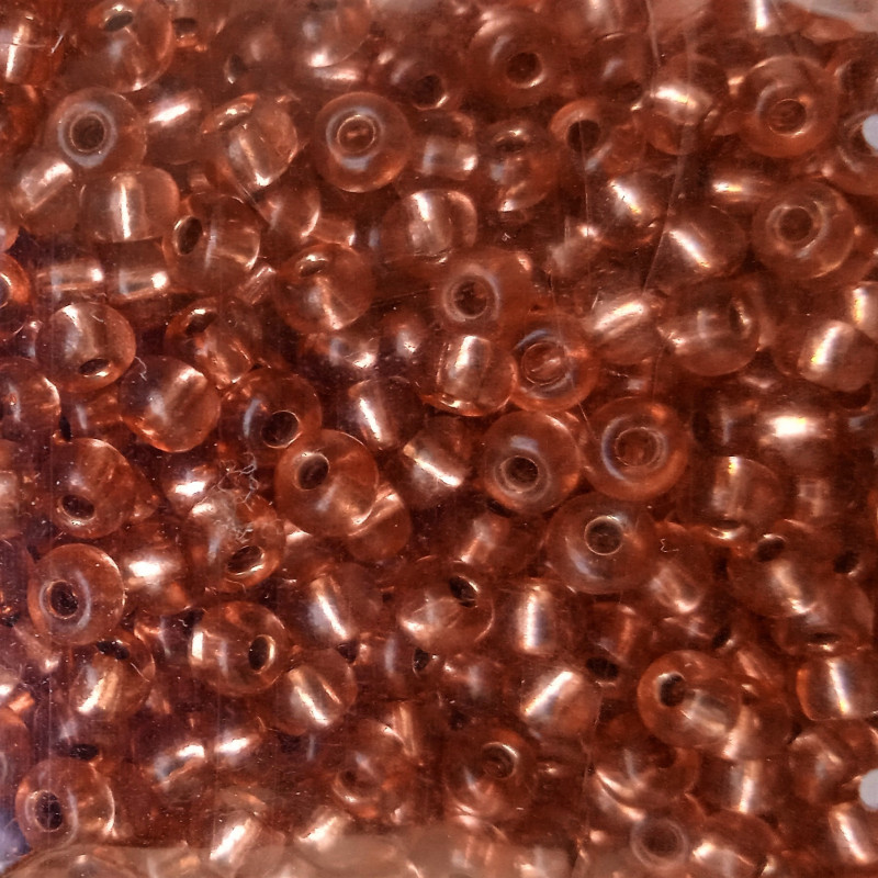 Rokajl 4mm starorůžová se stř.průtahem 273S