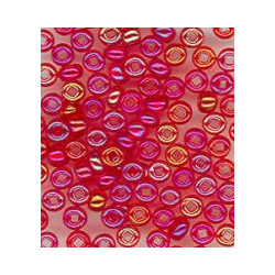 Rokajl 3,4mm červený AB dekor 186S