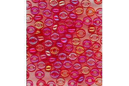 Rokajl 3,4mm červený AB dekor 186S