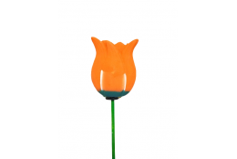 Tulipán oranžový na tyčce 2 ks