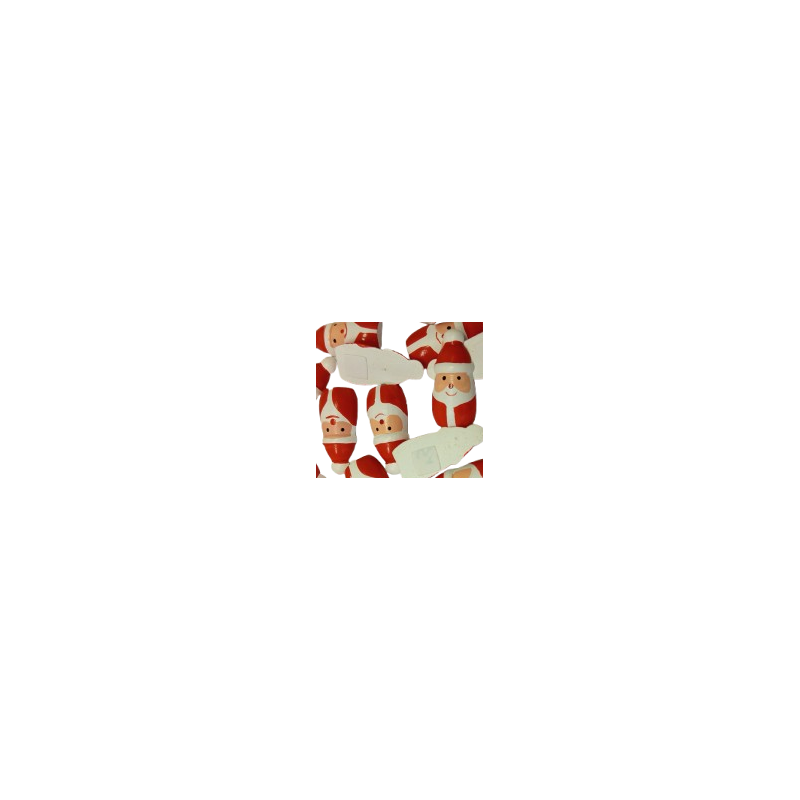 Dřevěná samolepka Santa