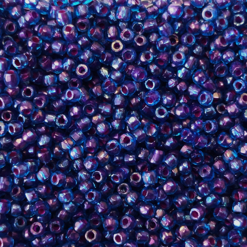 Rokajl 2,6mm modrý s růžovým průtahem 523S