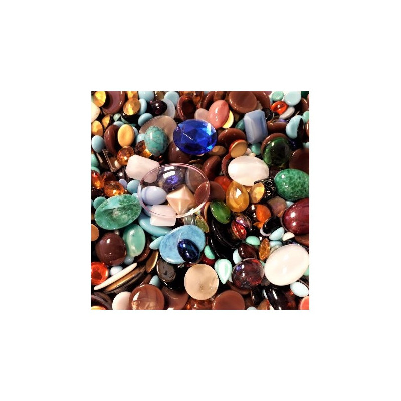 Mix skleněných korálků 1kg multicolor L1111