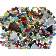 Mix skleněných korálků 1kg multicolor L1111