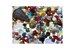 Skleněné kameny mix 1 kg