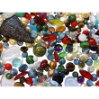 Mix skleněných korálků 1kg multicolor L1111