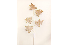 Větvička  zlato-hnědá drátková konstrukce 55 cm