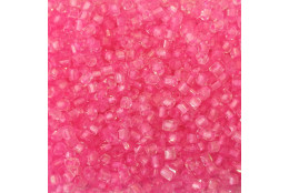 Rokajl - 2krátky 2mm krystal s růžovým průtahem 518S