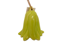 Závěsná keramická dekorace zelený zvonek