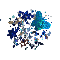 MIX flitrů modro-stříbrný 130g