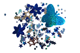 MIX flitrů modro-stříbrný 130g