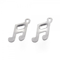 Přívěsek nota z nerez oceli 10 ks