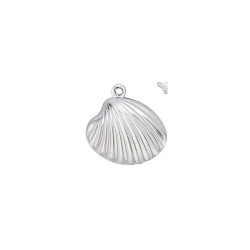 Přívěsek škeble z nerez oceli 10 ks