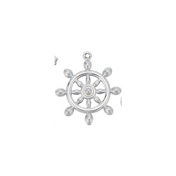 Přívěsek škeble z nerez oceli 5 ks