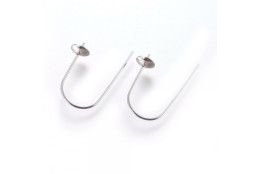 Náušnicový háček z nerez oceli 10 ks