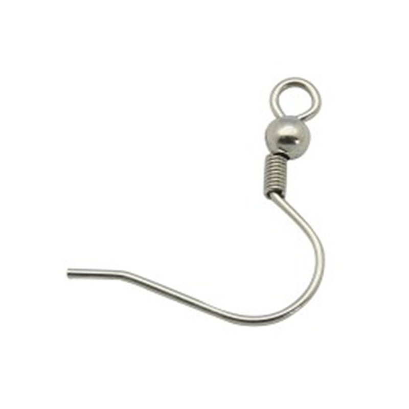 Naušnicový afroháček z nerez oceli 10 ks