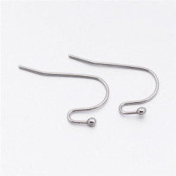 Náušnicový háček z nerez oceli 10 ks