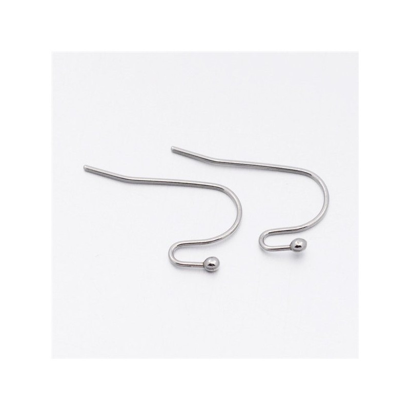 Náušnicový háček z nerez oceli 10 ks