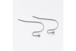 Náušnicový afroháček z nerez oceli 10 ks