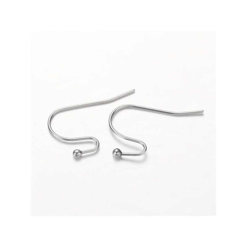 Náušnicový háček z nerez oceli 10 ks
