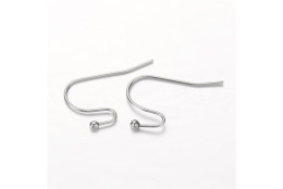 Náušnicový afroháček z nerez oceli 10 ks