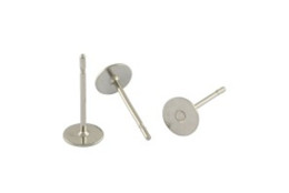 Puzeta s hlavičkou z nerez oceli 12*8*0,6 mm 10 ks