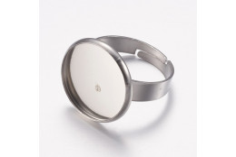 Prsten, prstýnek z nerez oceli polotovar 4 ks